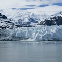Alaskan scenery including iceberg