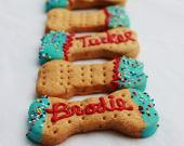 Handmade gourmet personalized dog treats