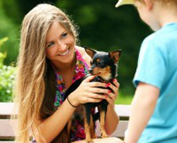 Puppy meeting new people Puppy meeting new people